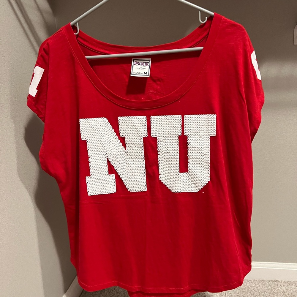 Pink Nebraska crop top